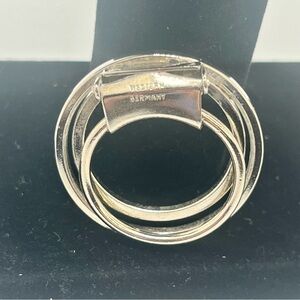 Vintage Western Germany Silver Tone Scarf Clip